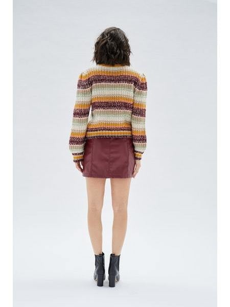 Khalida Stripe Sweater | Minkpink - Clearance