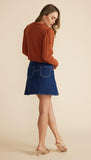 Marjo Denim Mini Skirt | Minkpink - Clearance