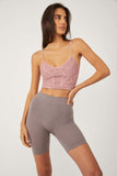 Seamless Shorties - Charcoal | Free People - Clearance