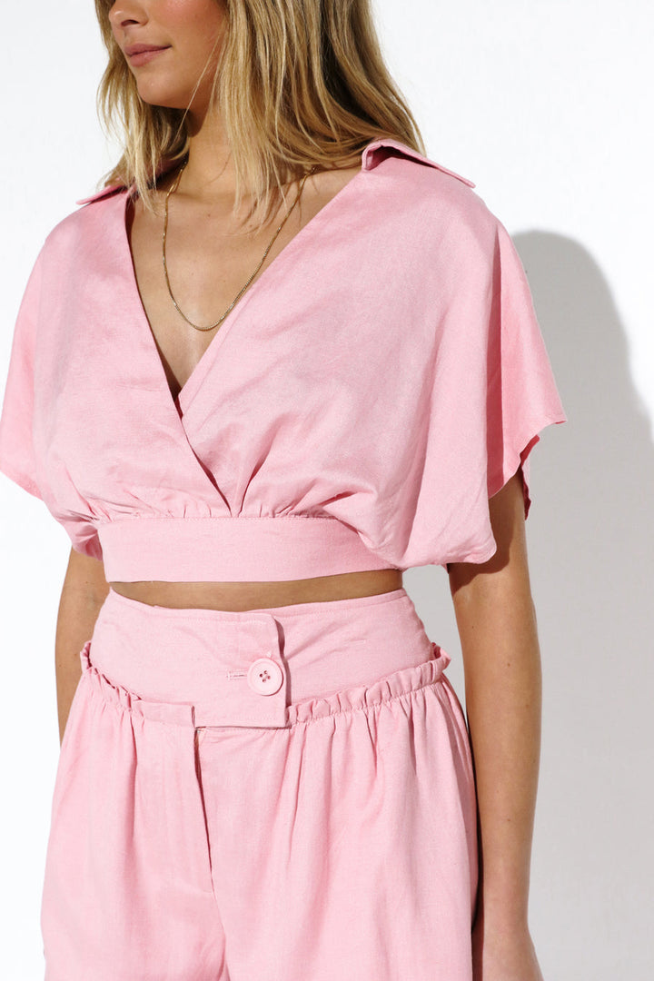 Emma Top - Pink | Madison The Label - Clearance