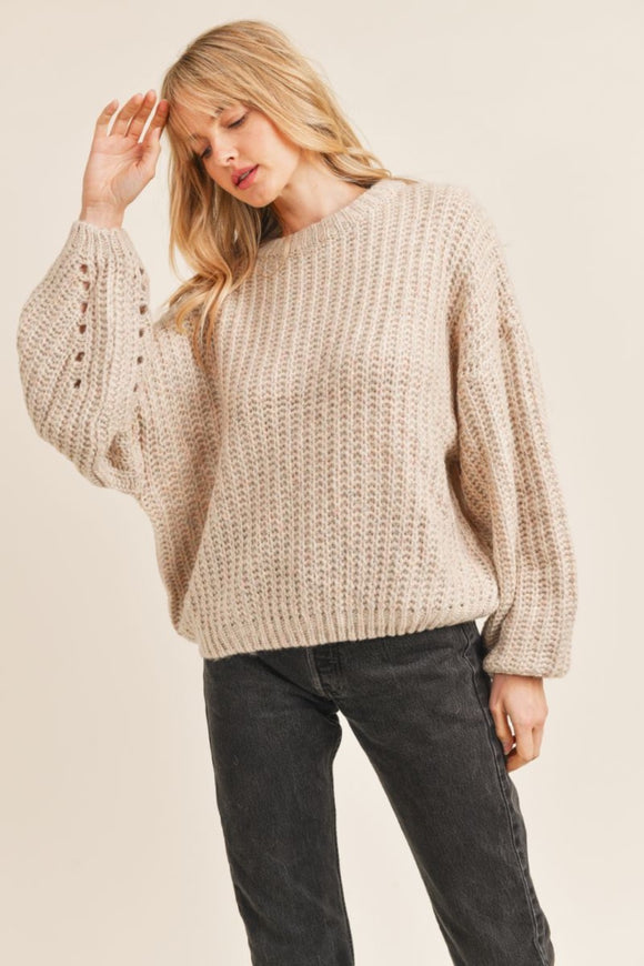 Silverwood Pullover - Oatmeal | Sadie & Sage - Clearance