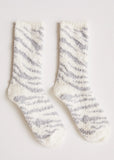 Zebra Plush Socks - Bone | Z Supply - Clearance