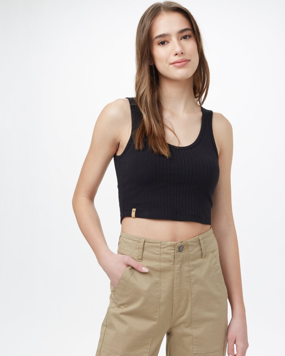 Cropped Fitted Tank | Tentree - Clearance