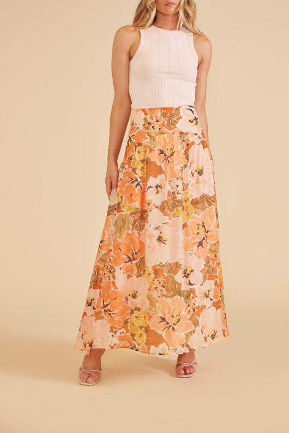 Tahlia Maxi Skirt - Floral | Minkpink