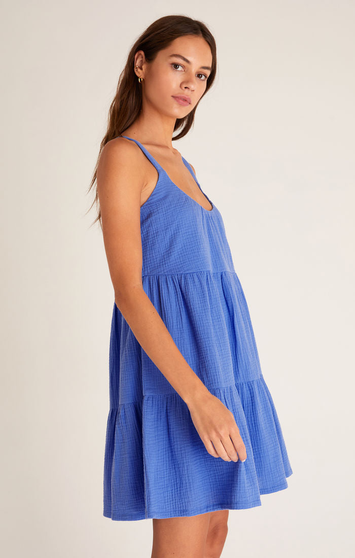 Mini-robe en gaze Danny - Bleu Pacifique | Z Supply - Liquidation
