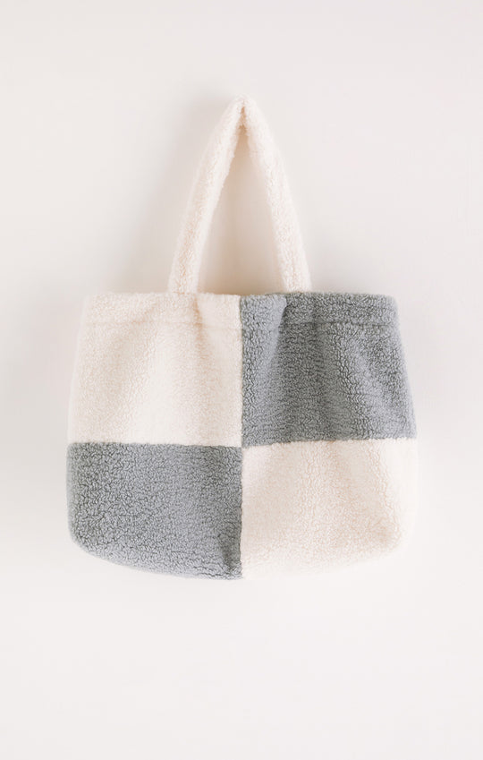 Checker Sherpa Tote - Sage Ash | Z Supply - Clearance