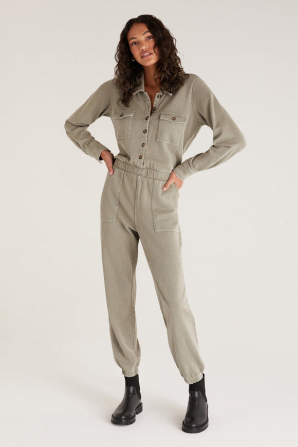 Cadet Cargo Jumpsuit - Smoke Sage | Z Supply - Clearance