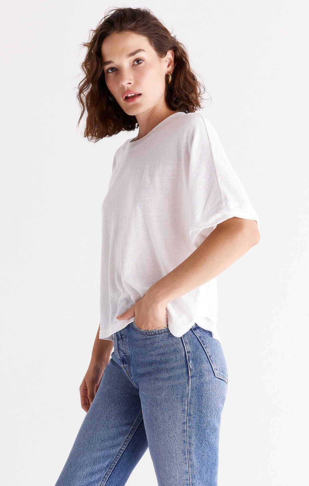Ines Triblend Top - White | Z Supply