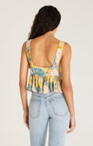 Floral Palm Crop Top - Warm Sands | Z Supply  - Clearance