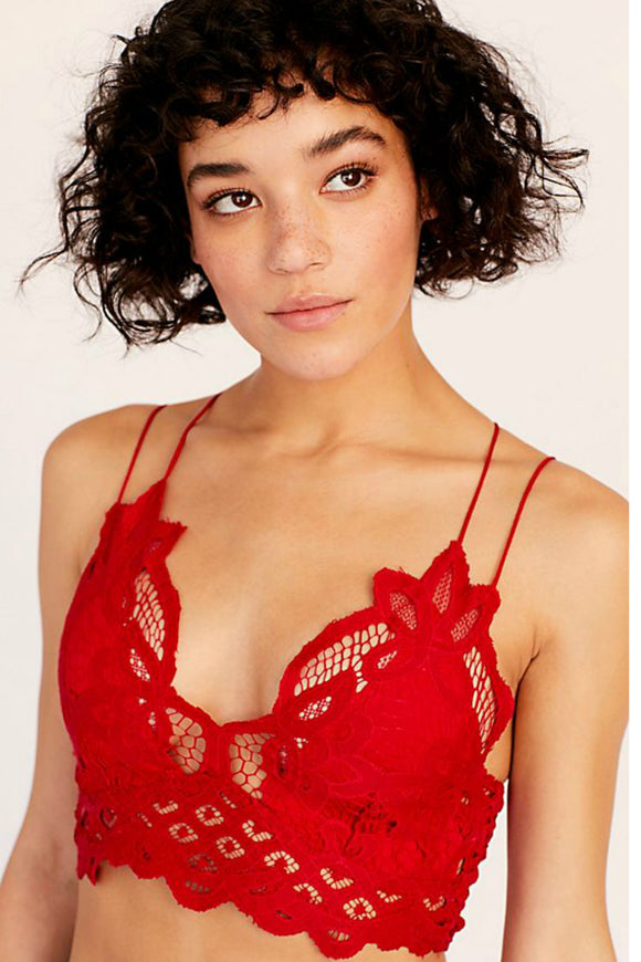 Adella Bralette - Lipstick Red | Free People - Clearance