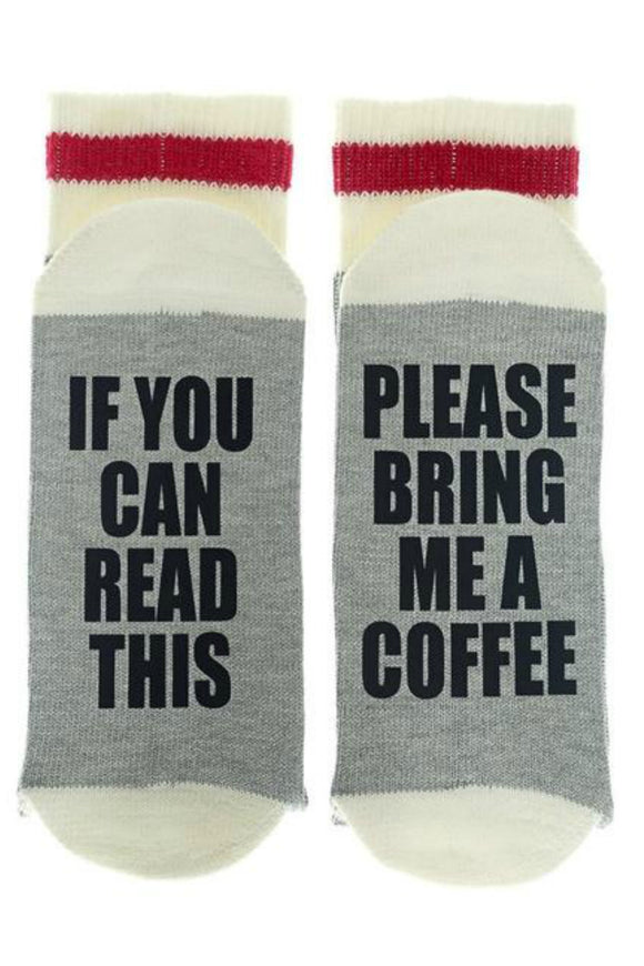 If You Can Read This - Please Bring Me Coffee **GOLD GLITTER TEXT**