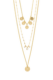 Carol Layered Necklace 3-in-1 - Gold | Pilgrim