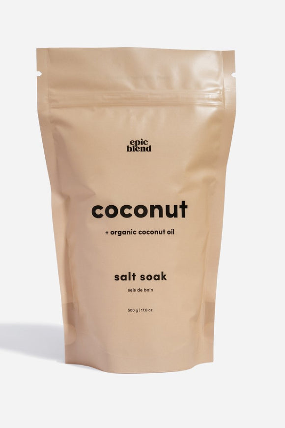 Coconut Salt Soak 500g / 17.6oz | Epic Blend - Clearance