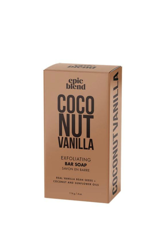 Coconut Vanilla Exfoliating Bar Soap | Epic Blend