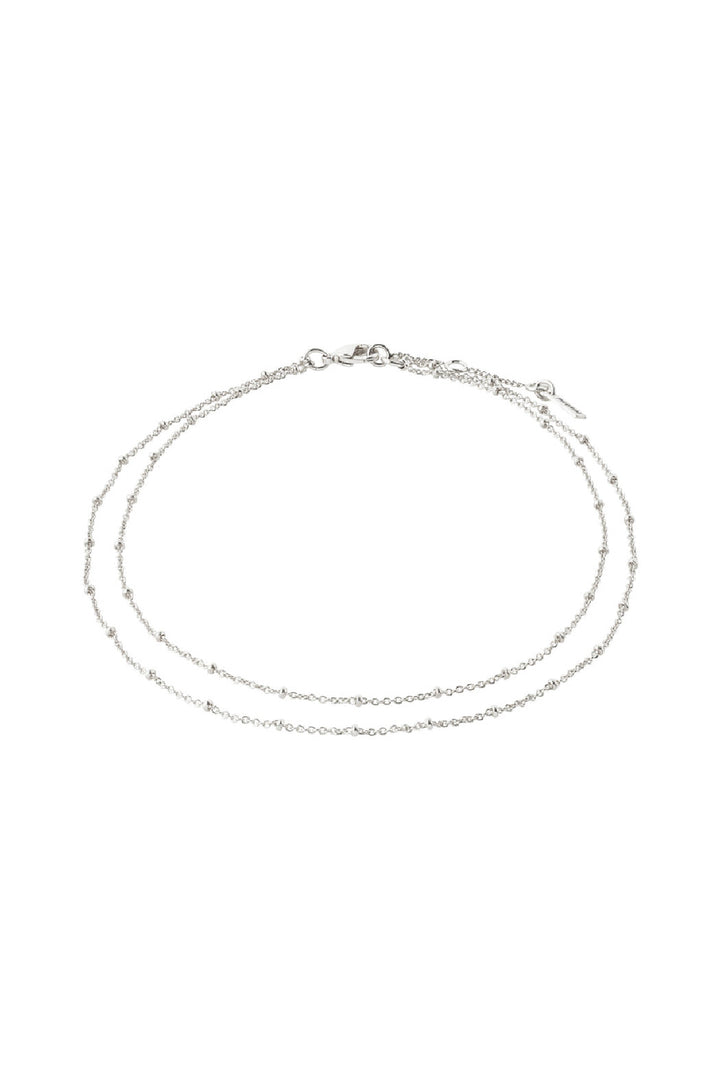 Elka Ankle Chain - Silver | Pilgrim