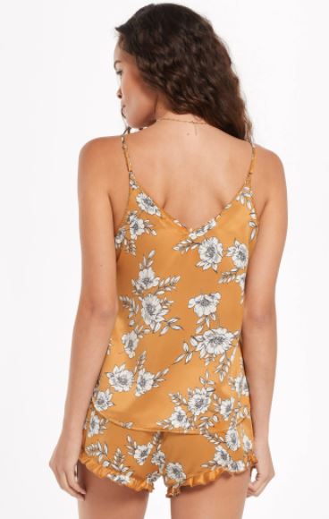 floral satin cami from zsupply