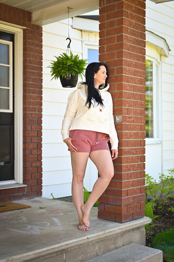 Florence Jogger Shorts - Berry | Wanakome - Clearance