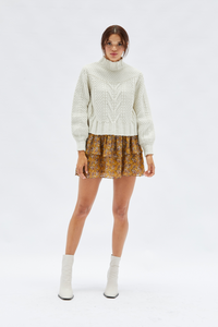 Haoma High Neck Knit Jumper | Minkpink - Clearance