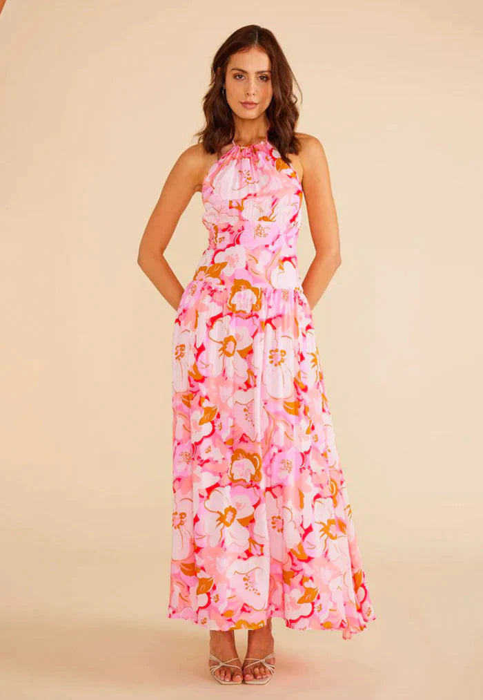 Josie Halter Maxi Dress - Floral | Minkpink - Clearance