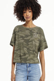 Be The Peace Skimmer Tee - Camo Dusty Sage | Z Supply - Clearance