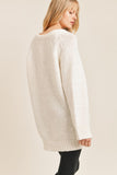 Just Vibes Chunky Pullover - Ivory | Sadie & Sage - Clearance