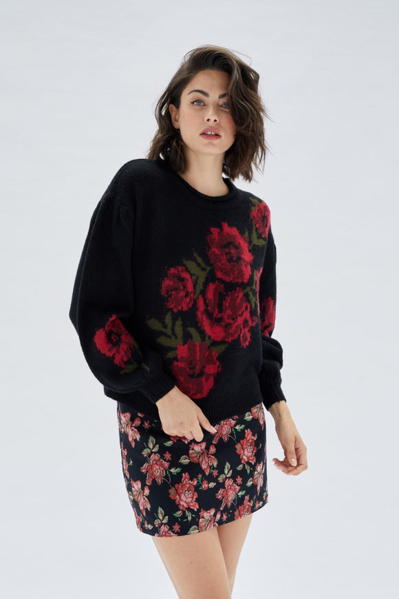 Tamraght Intarsia Sweater | Minkpink - Clearance