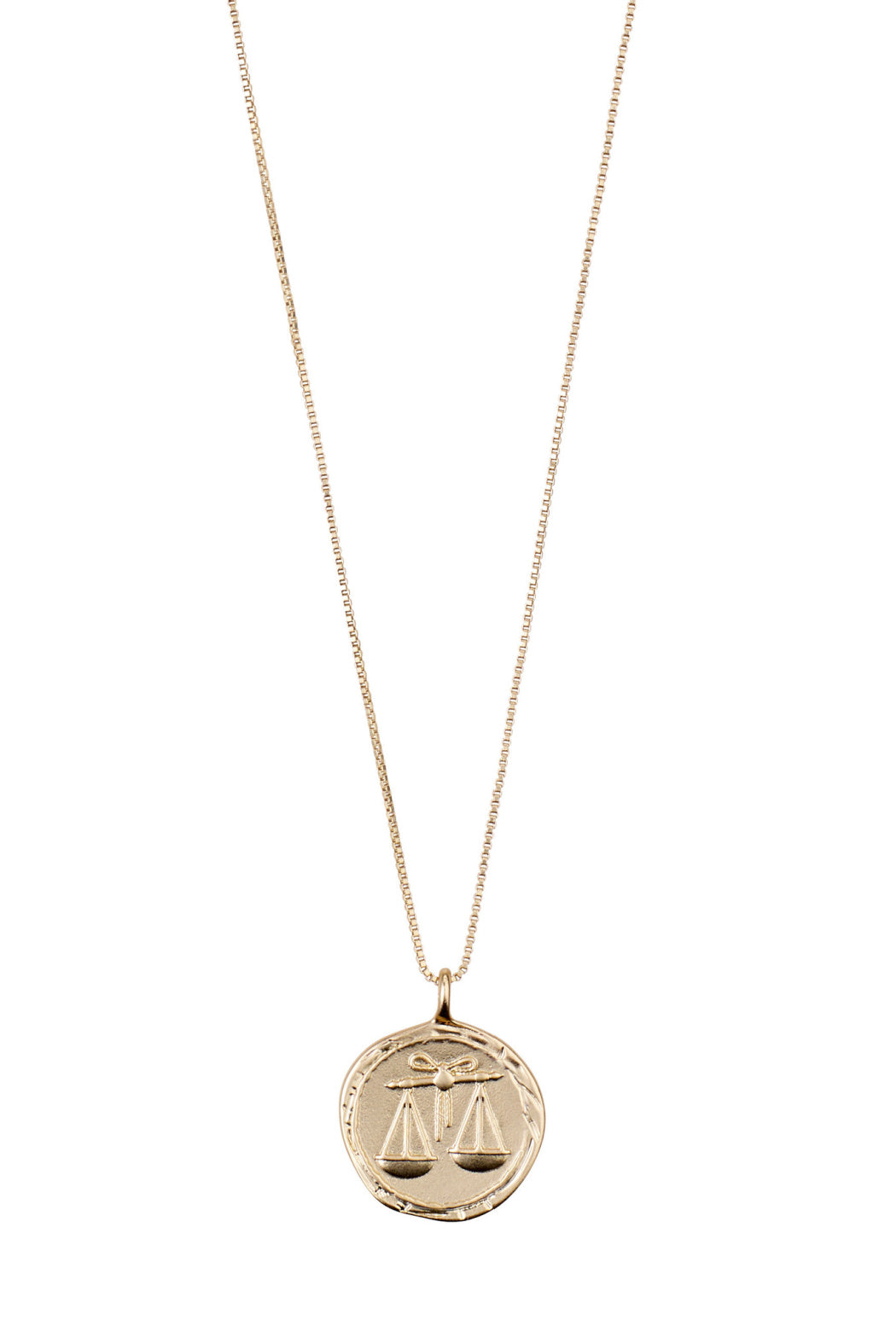 Horoscope Necklace Libra - Gold | Pilgrim