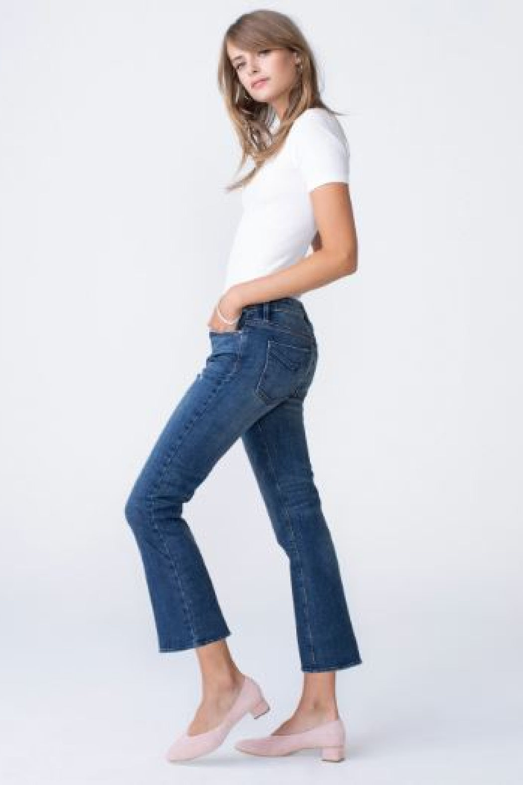 Margaux Cropped Demi Flare in Moxie | Unpublished - Clearance