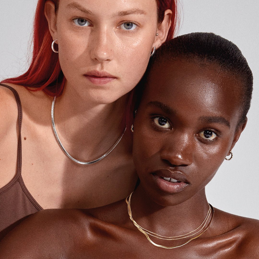 Joanna Snake Chain Necklace - Gold | Pilgrim