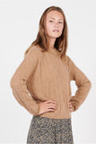 Camel Knit Sweater | The Korner - Clearance