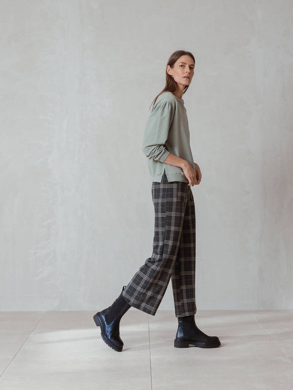 James Check Trousers | Indi & Cold - Clearance – Jolie Folie Boutique