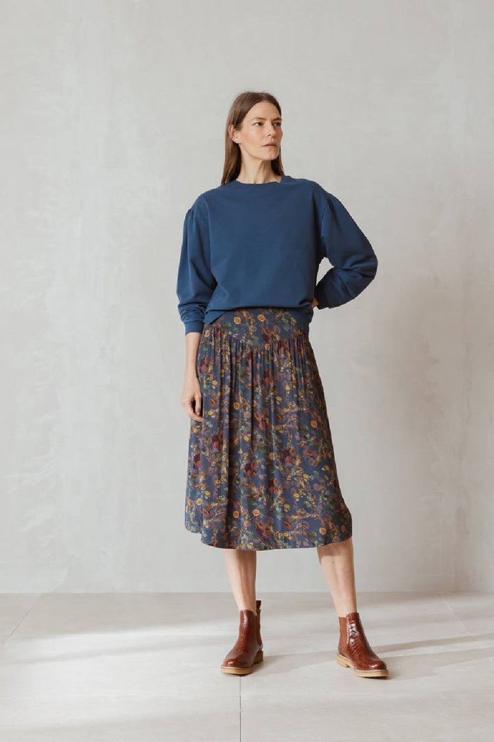 Pleated Floral Skirt | Indi & Cold - Clearance