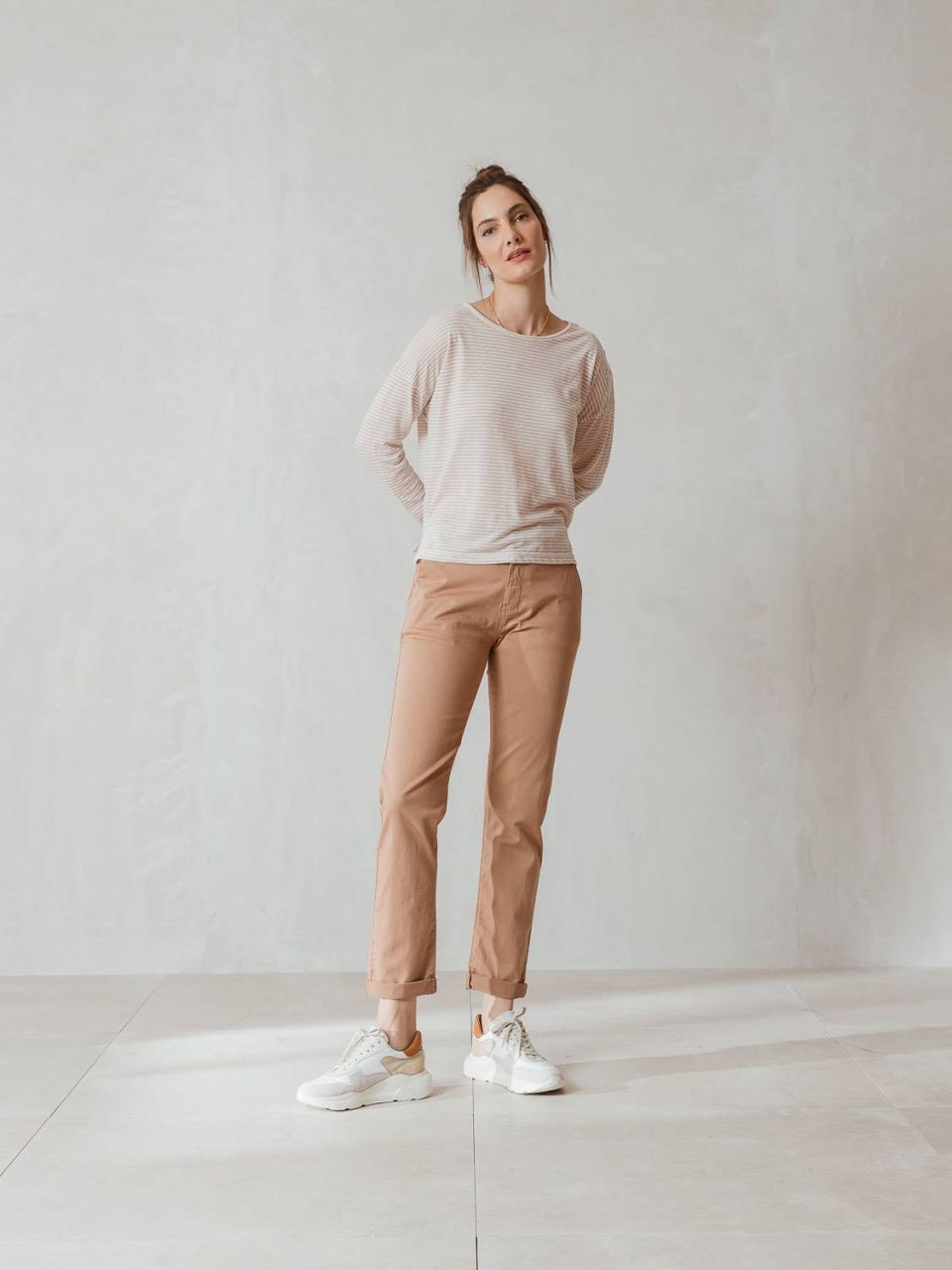 Chino Luca Pants - Camel | Indi & Cold - Clearance